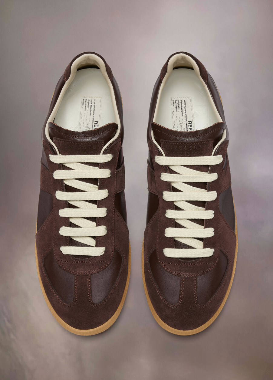 REPLICA LOW-TOP DARK BROWN