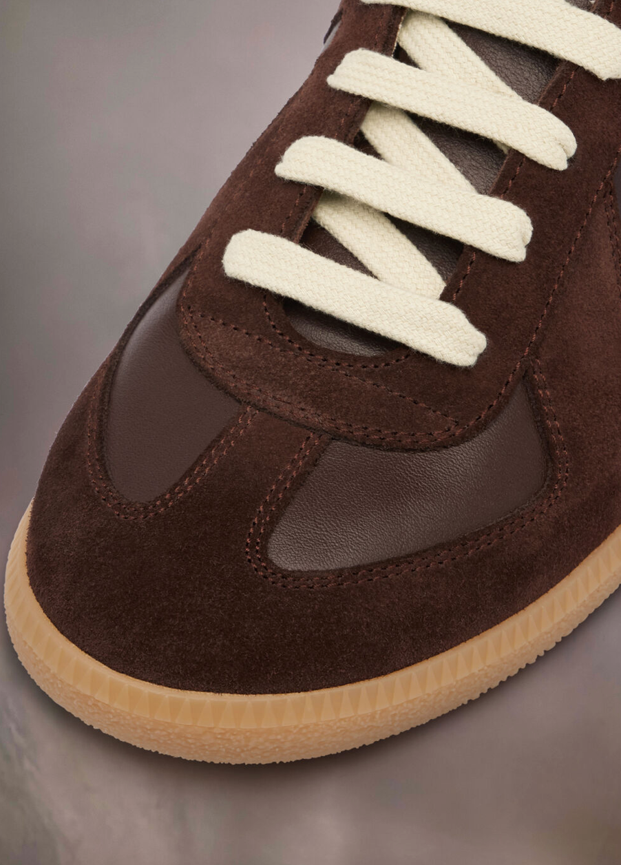 REPLICA LOW-TOP DARK BROWN