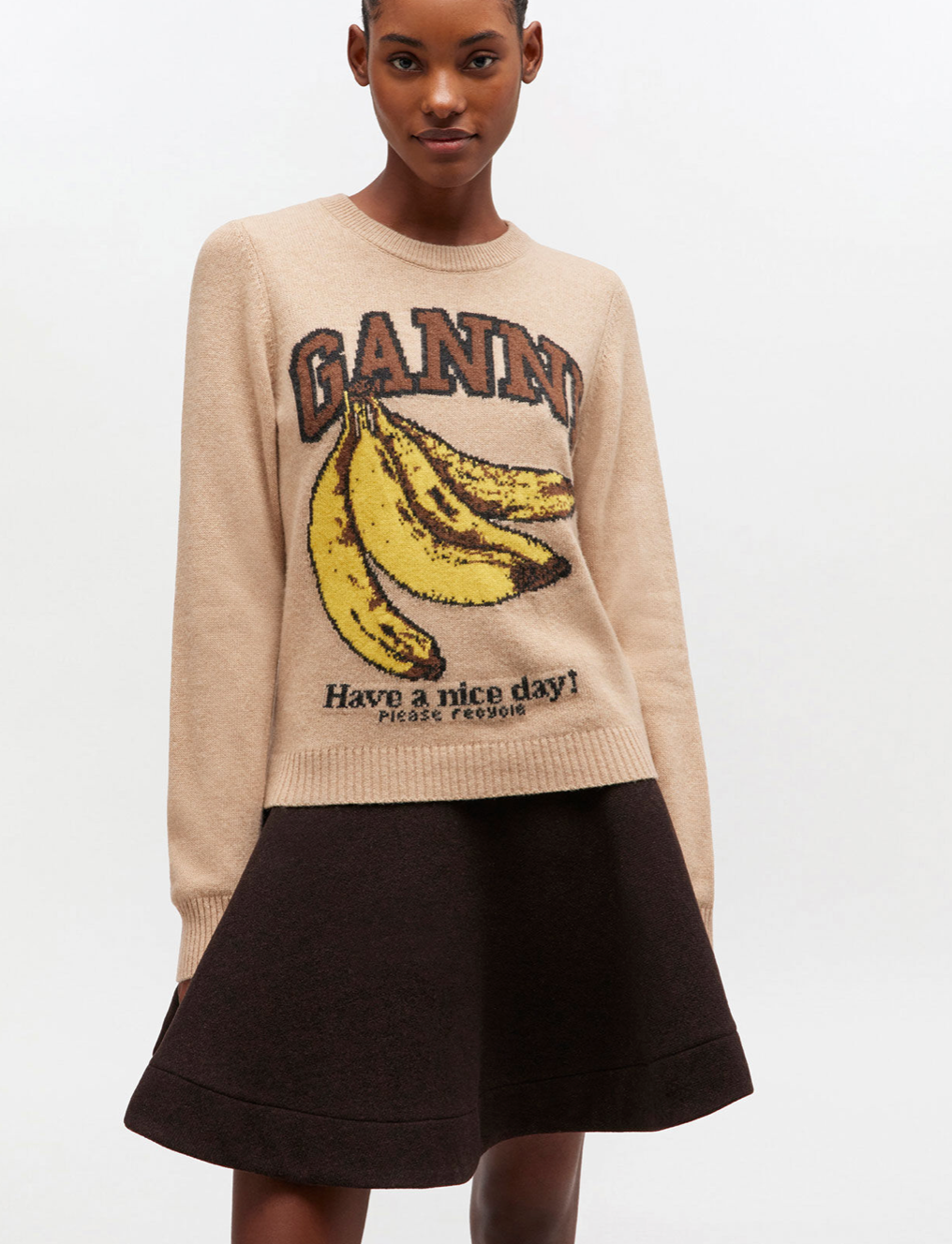 'BANANE' WOOL SWEATER