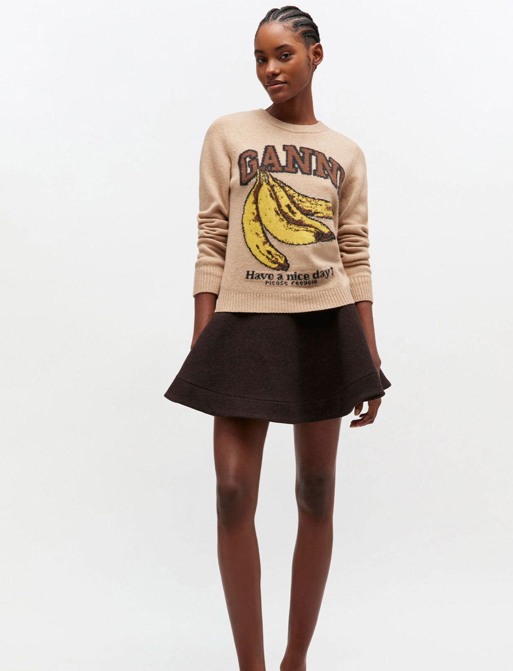 'BANANE' WOOL SWEATER