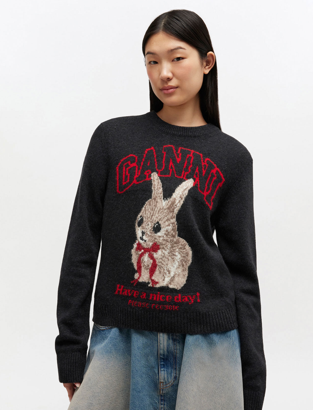 'BUNNY' WOOL SWEATER