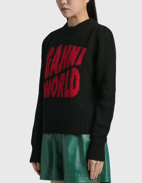'GANNI WORLD' JUMPER