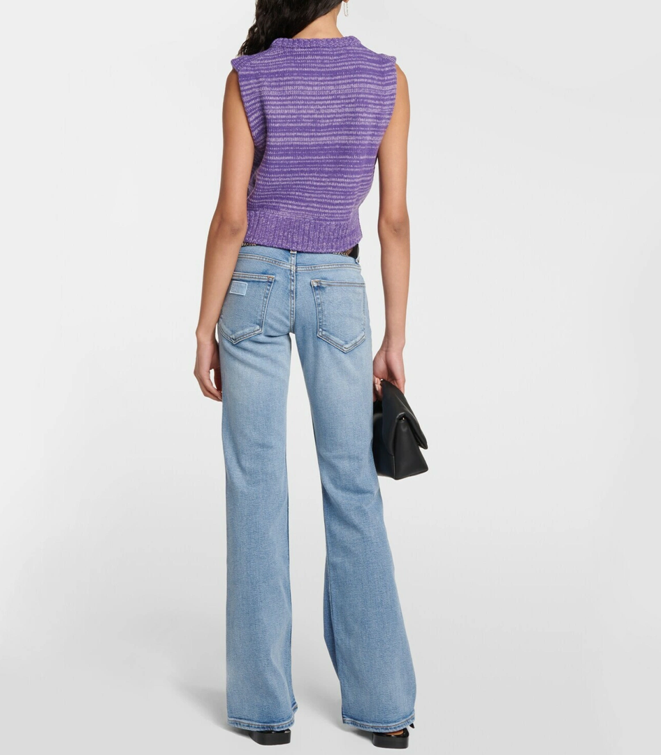 CROPPED WOOL-BLEND VEST