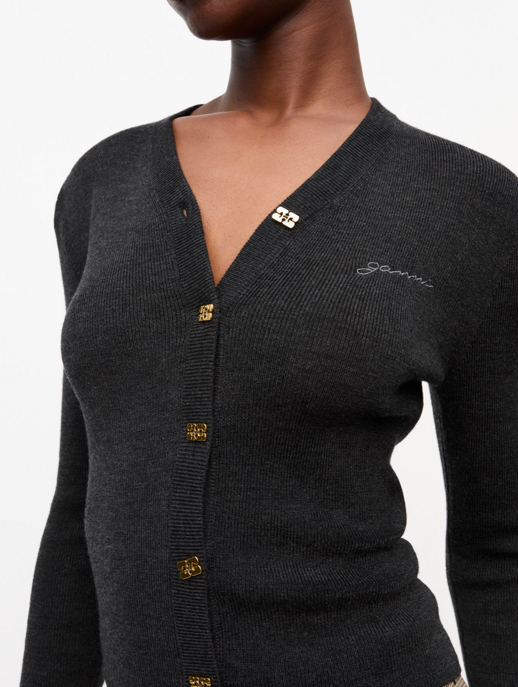 MINI RIBBED MERINO CARDIGAN