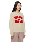 JACQUARD WOOL-BLEND JUMPER