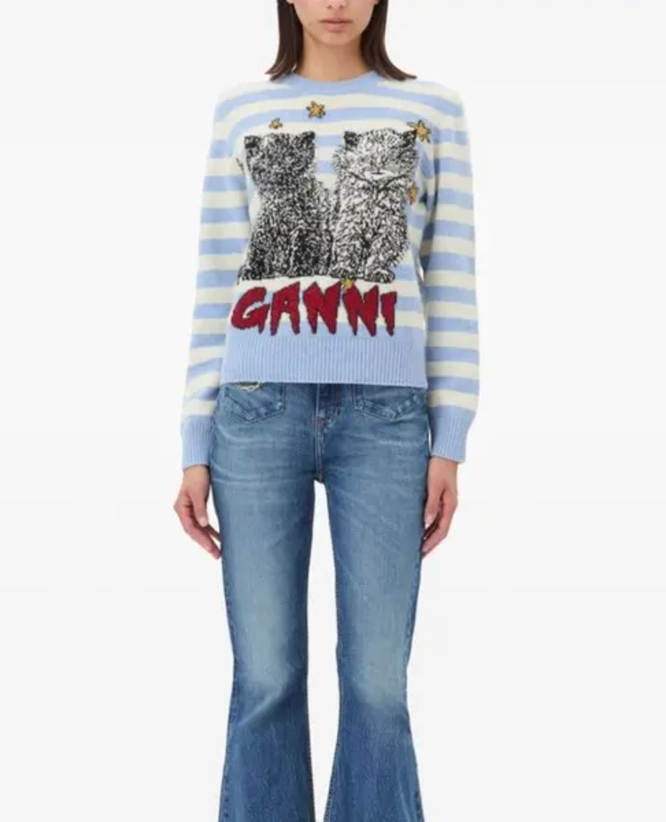 EMBROIDERED LONG SLEEVE JUMPER