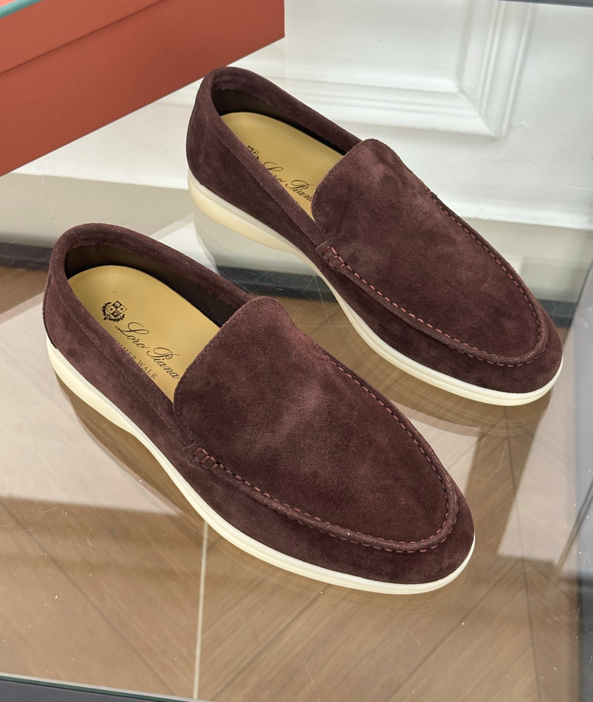 Moccasins Summer Walk Dark Brown Suede