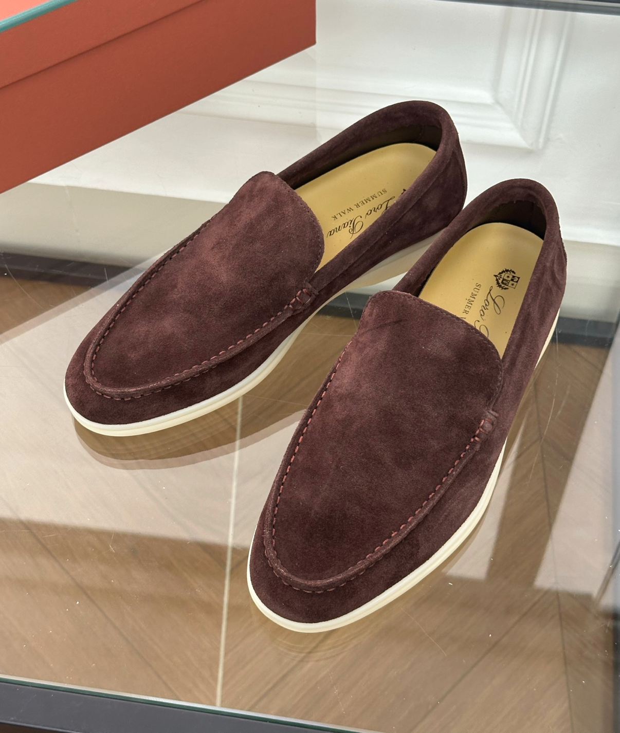 Moccasins Summer Walk Dark Brown Suede