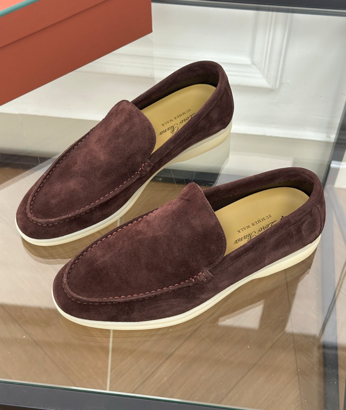 Moccasins Summer Walk Dark Brown Suede