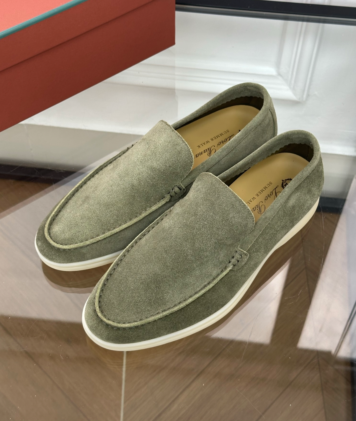 Moccasins Summer Walk Shamrock Suede