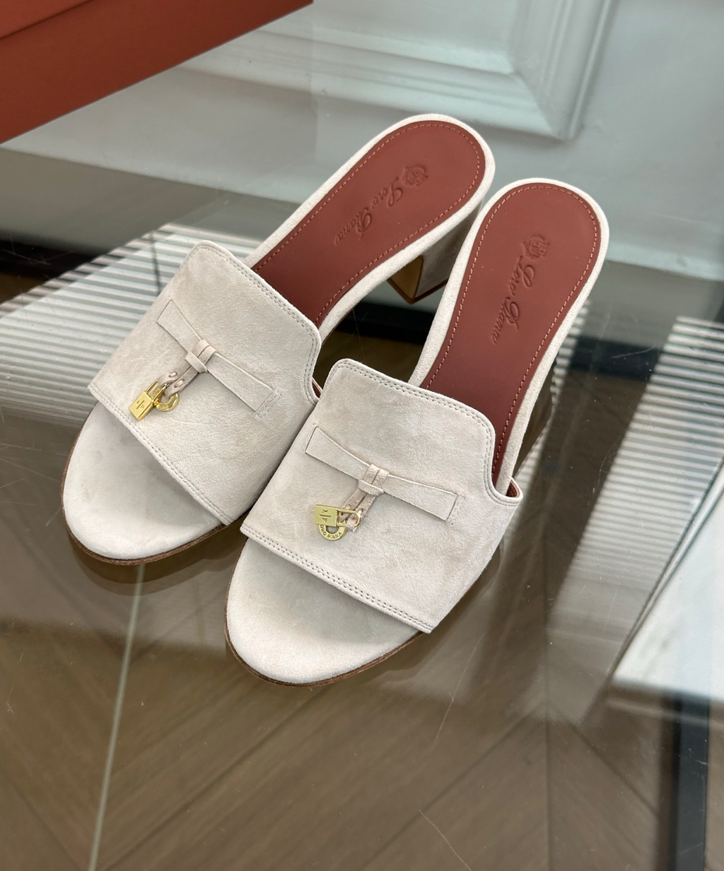 Summer Charms Sandal Sandstone Suede Goatskin