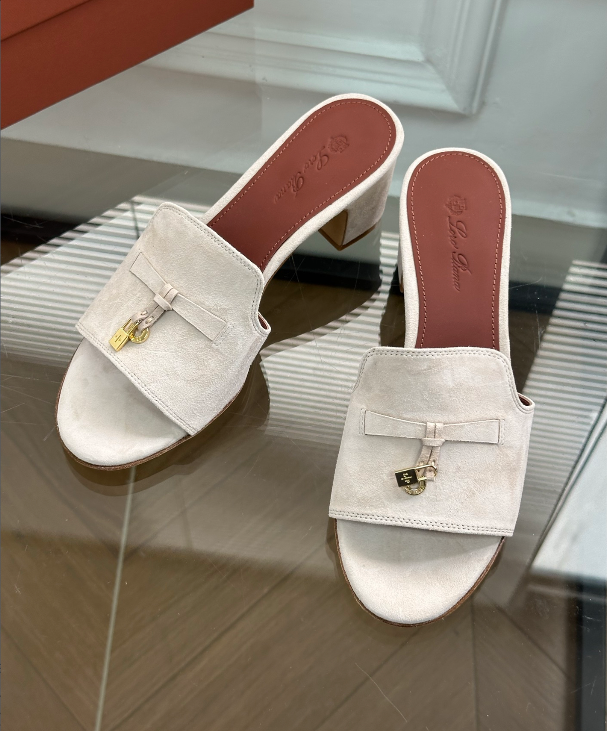 Summer Charms Sandal Sandstone Suede Goatskin