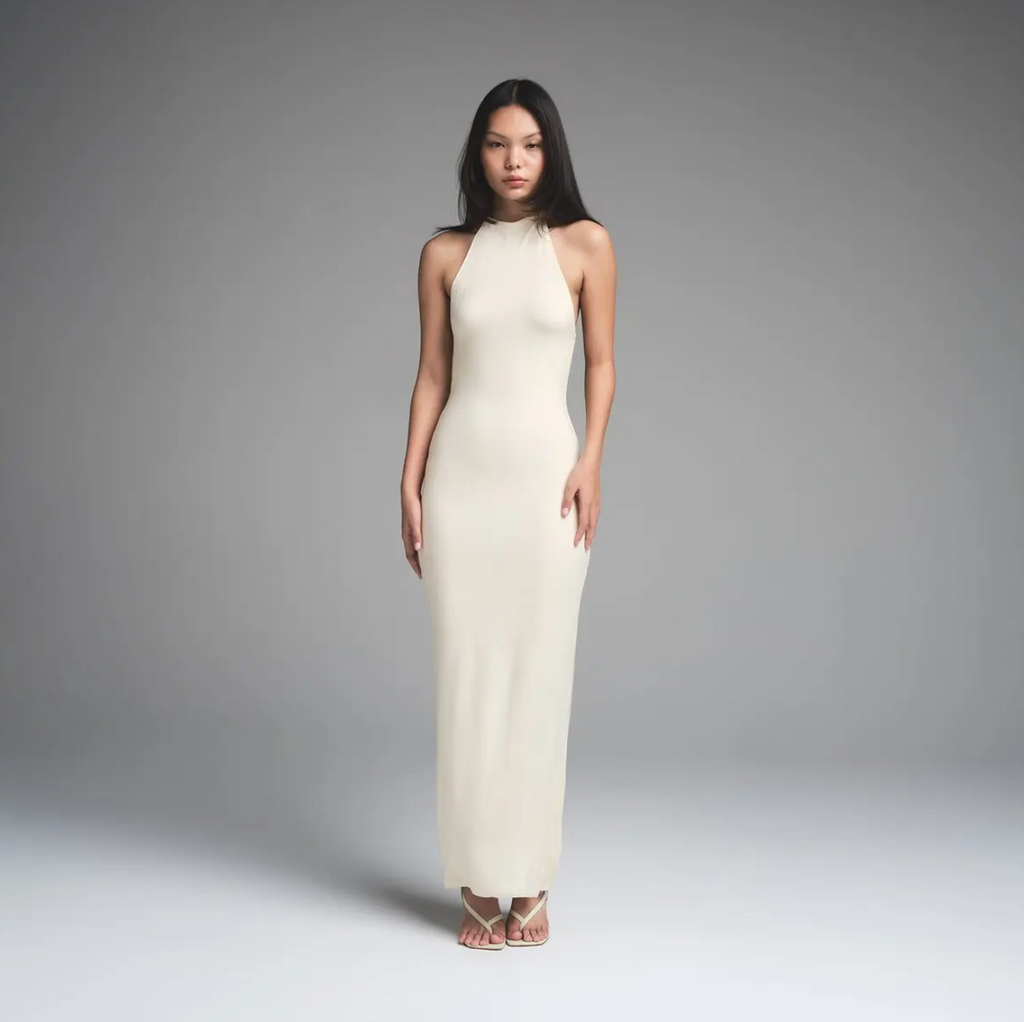 CLOUD HALTER LONG DRESS