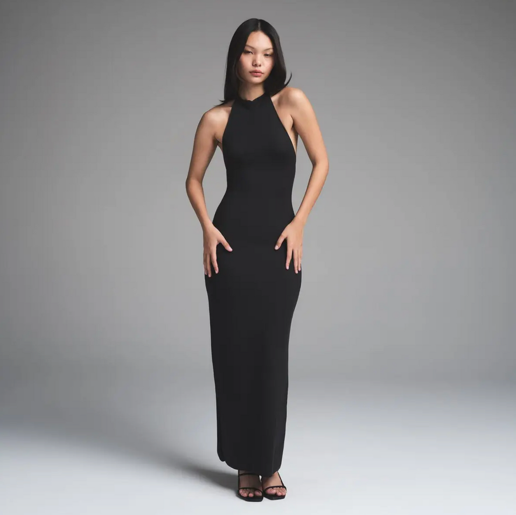 CLOUD HALTER LONG DRESS