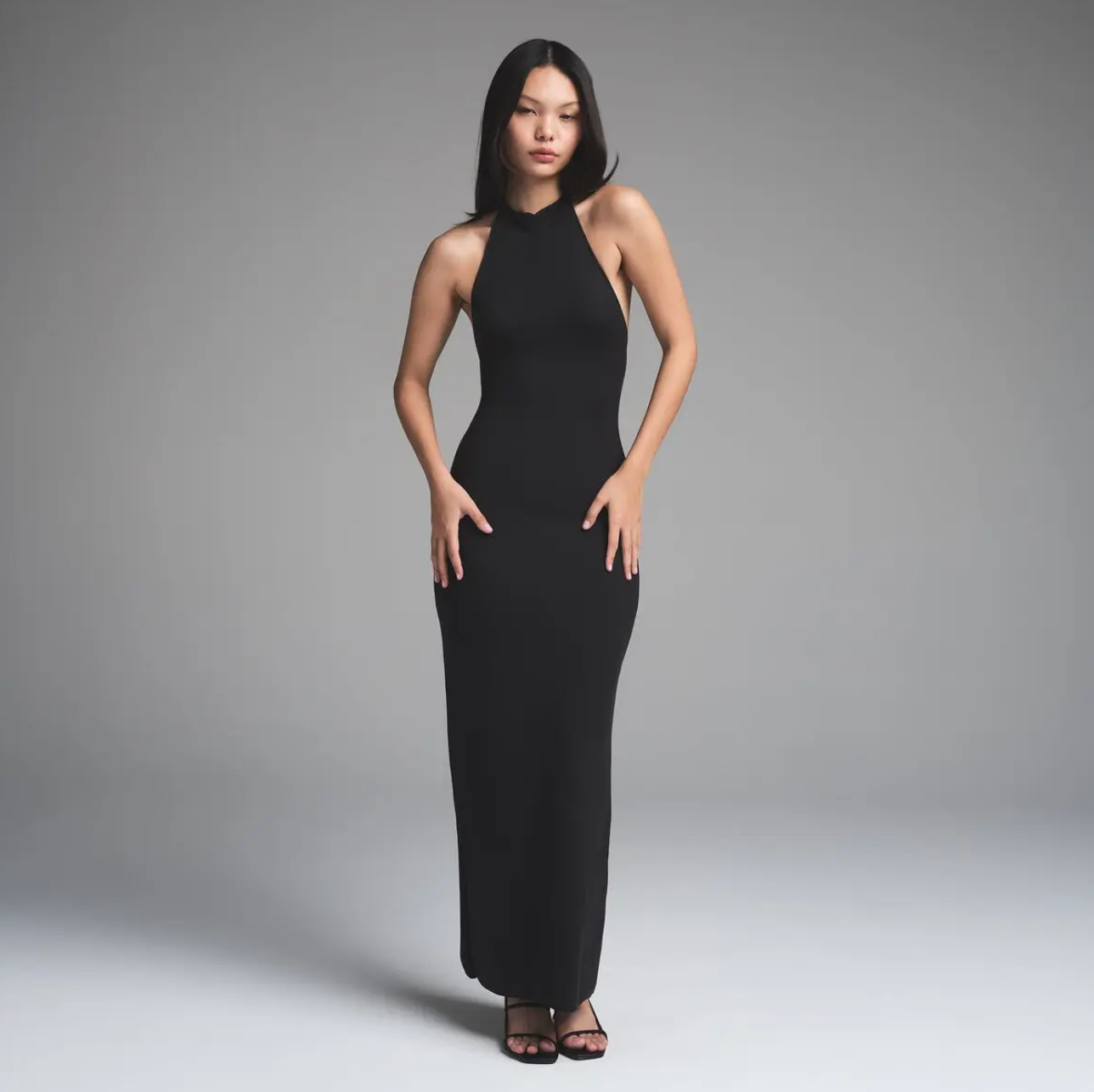 CLOUD HALTER LONG DRESS