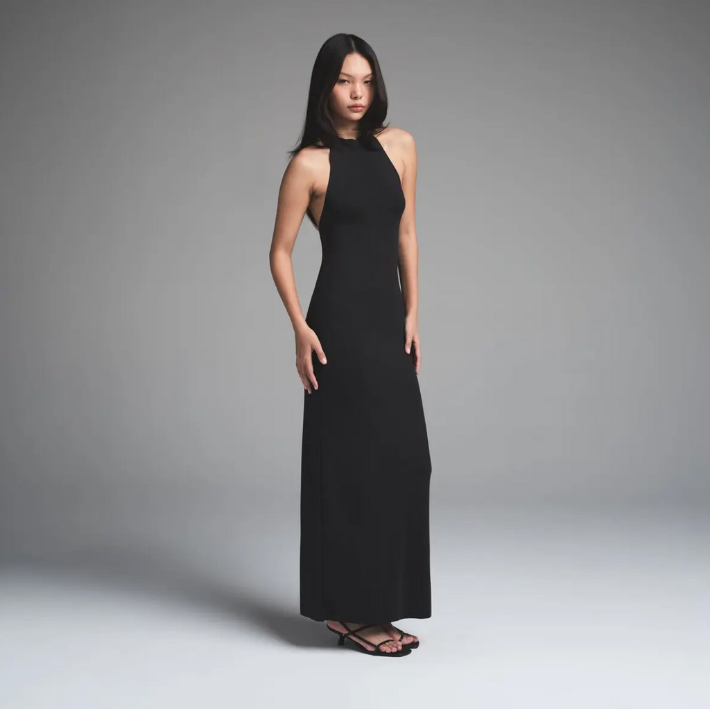 CLOUD HALTER LONG DRESS