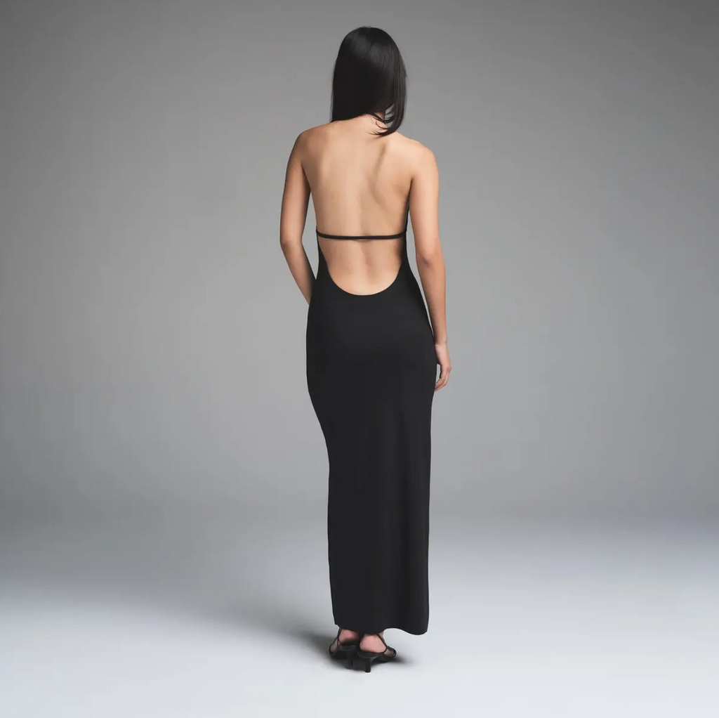 CLOUD HALTER LONG DRESS
