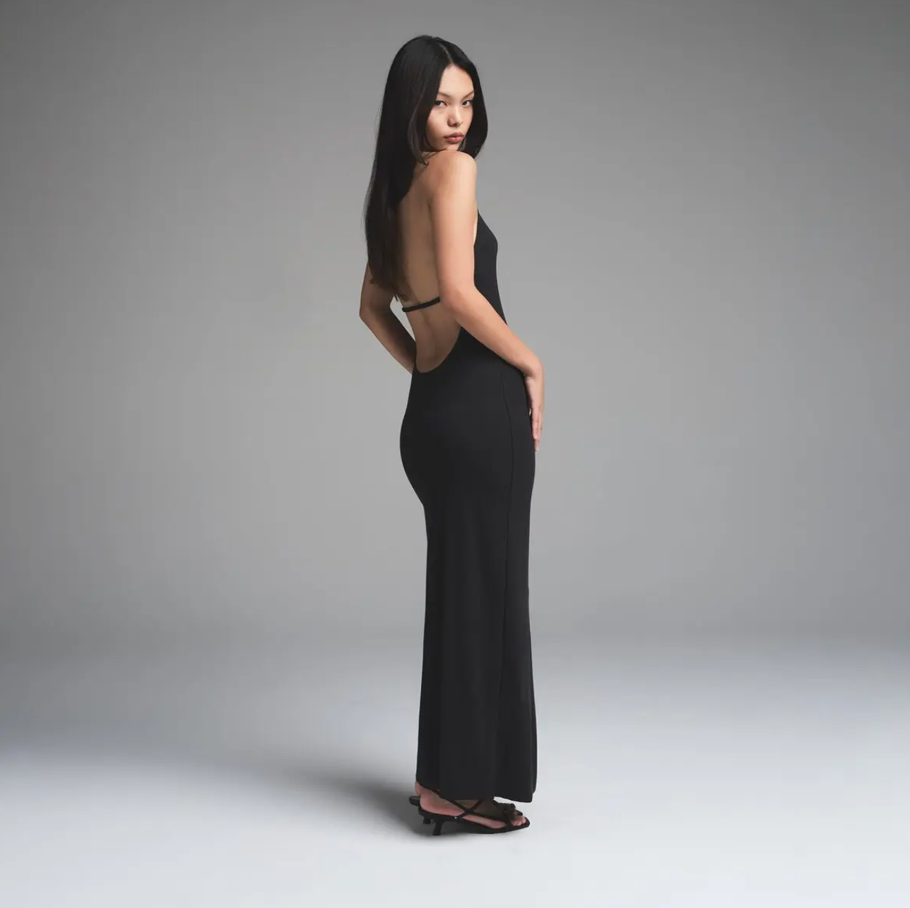 CLOUD HALTER LONG DRESS