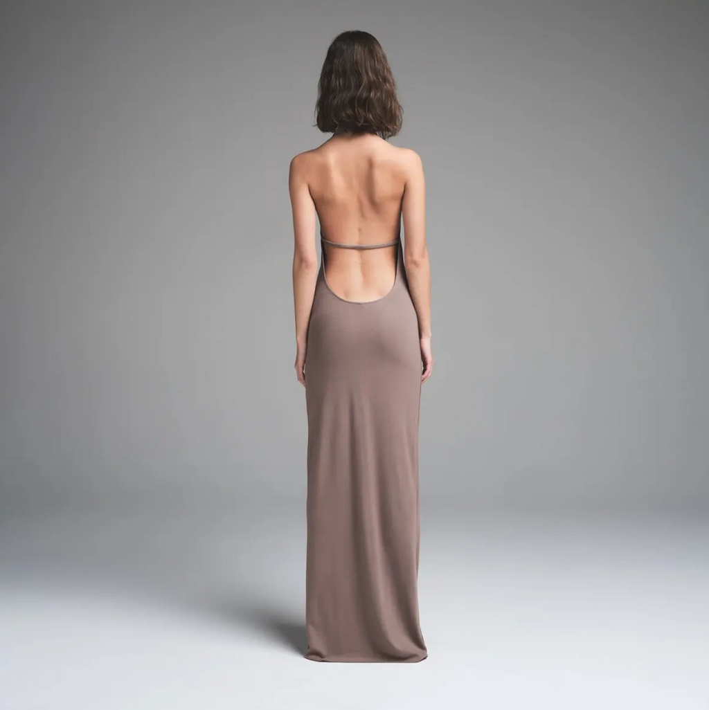 CLOUD HALTER LONG DRESS