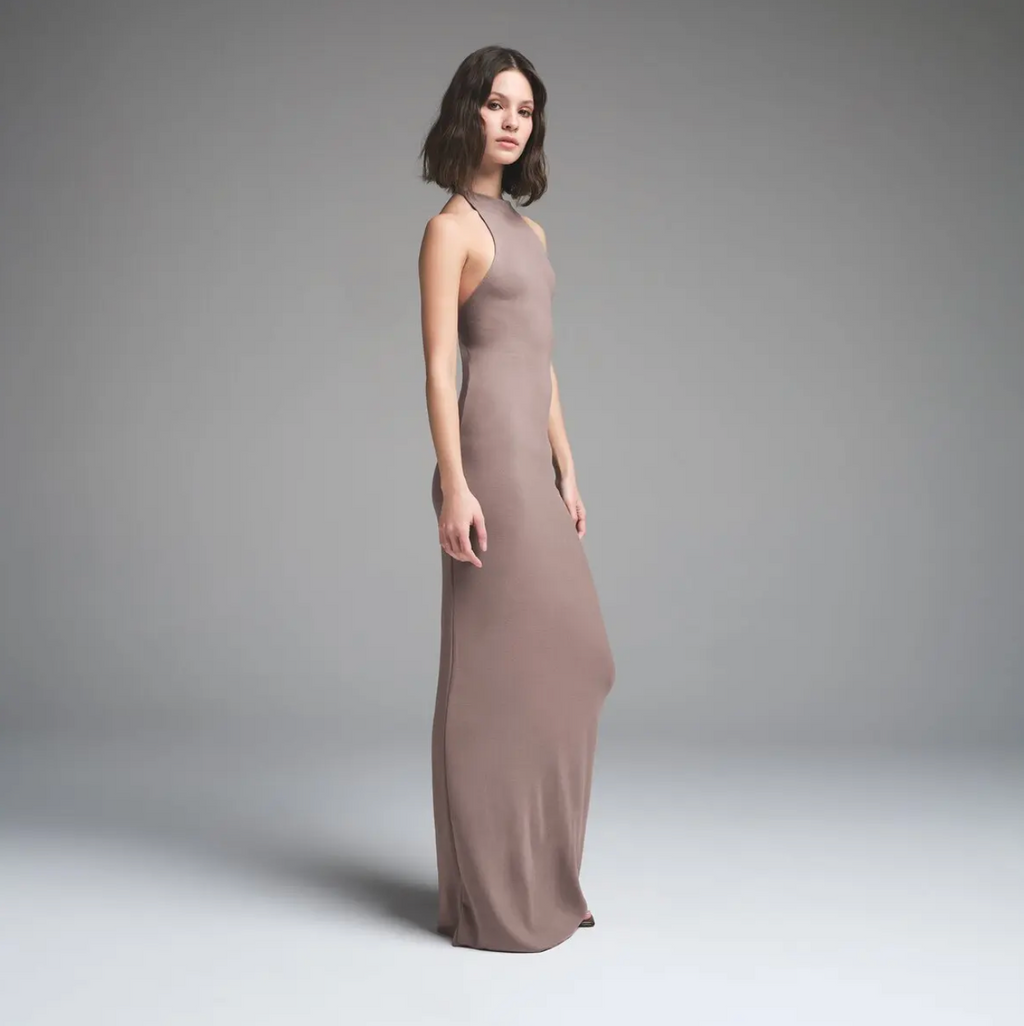 CLOUD HALTER LONG DRESS