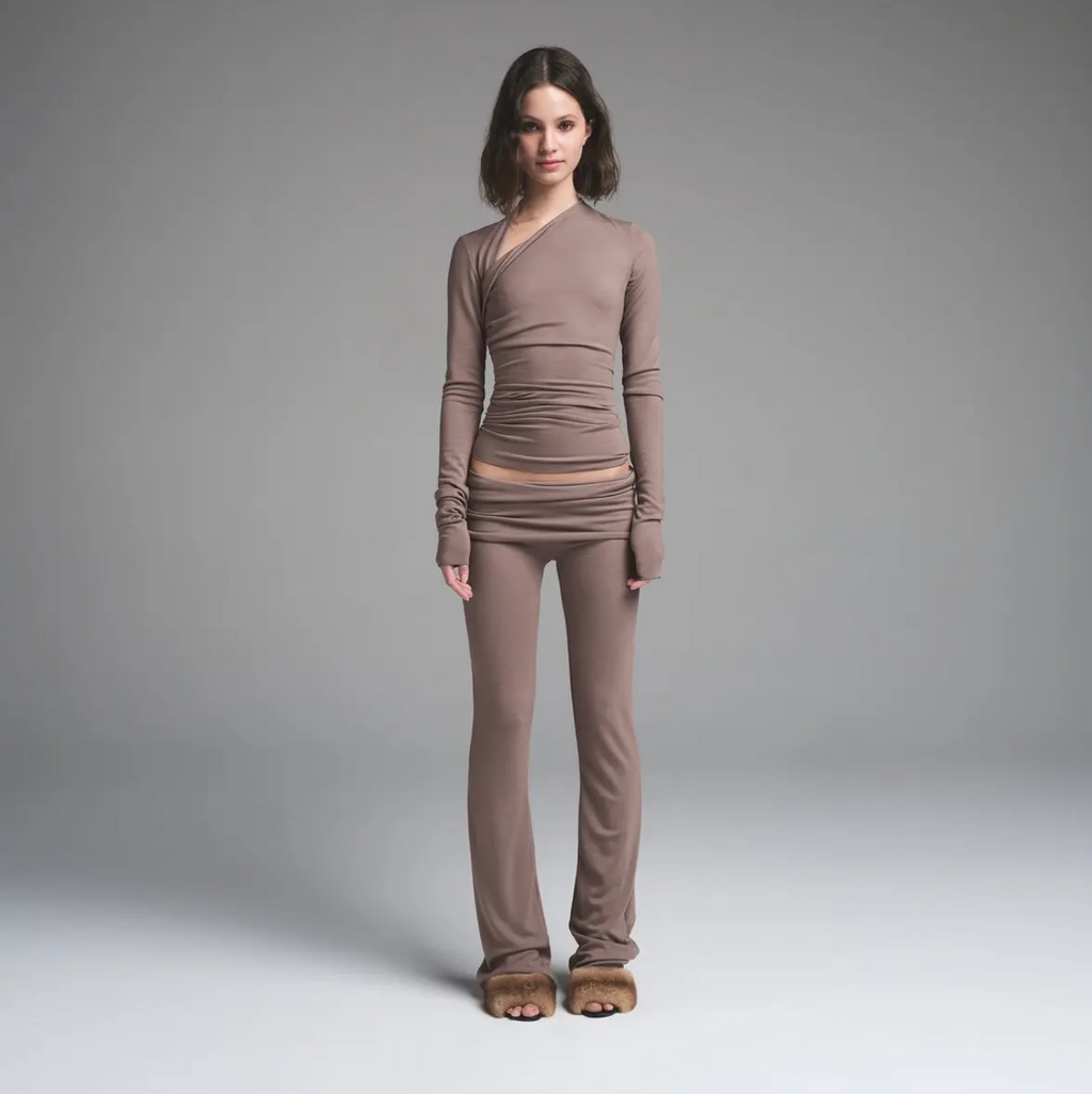 Cloud Asymmetric Long Sleeve SET