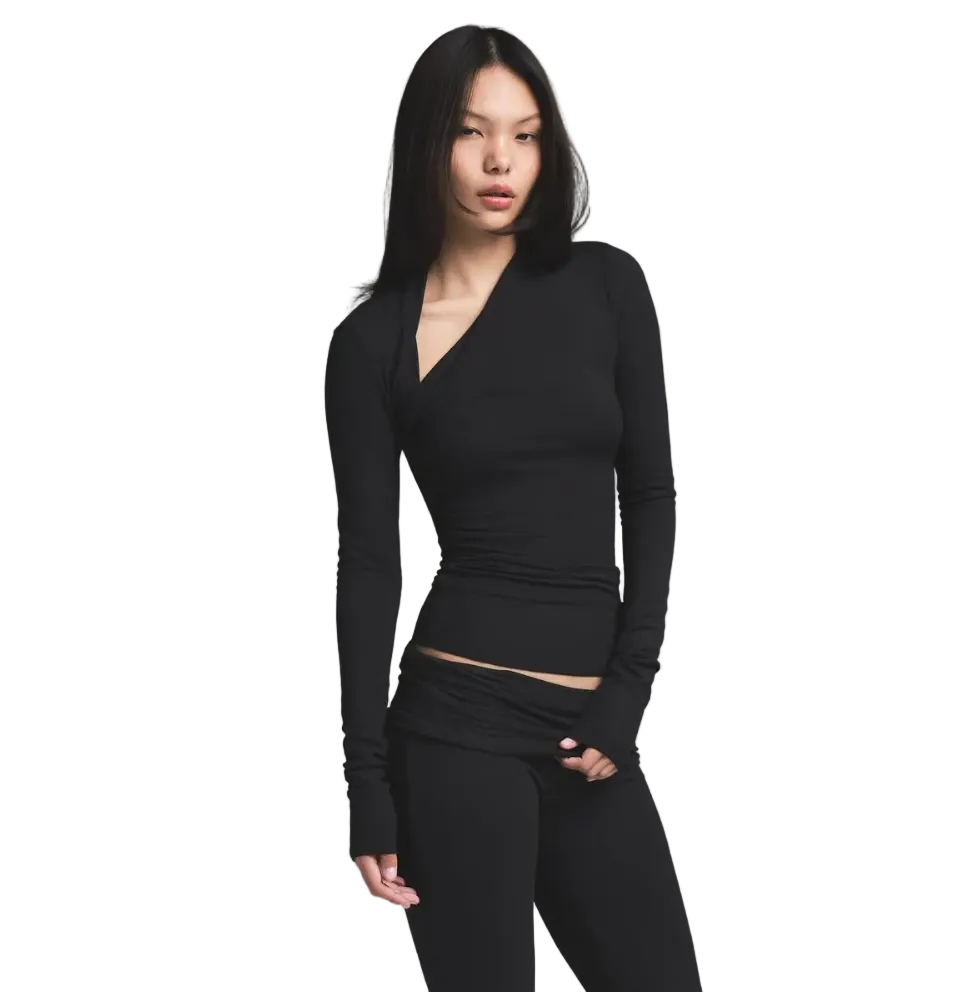 Cloud Asymmetric Long Sleeve SET