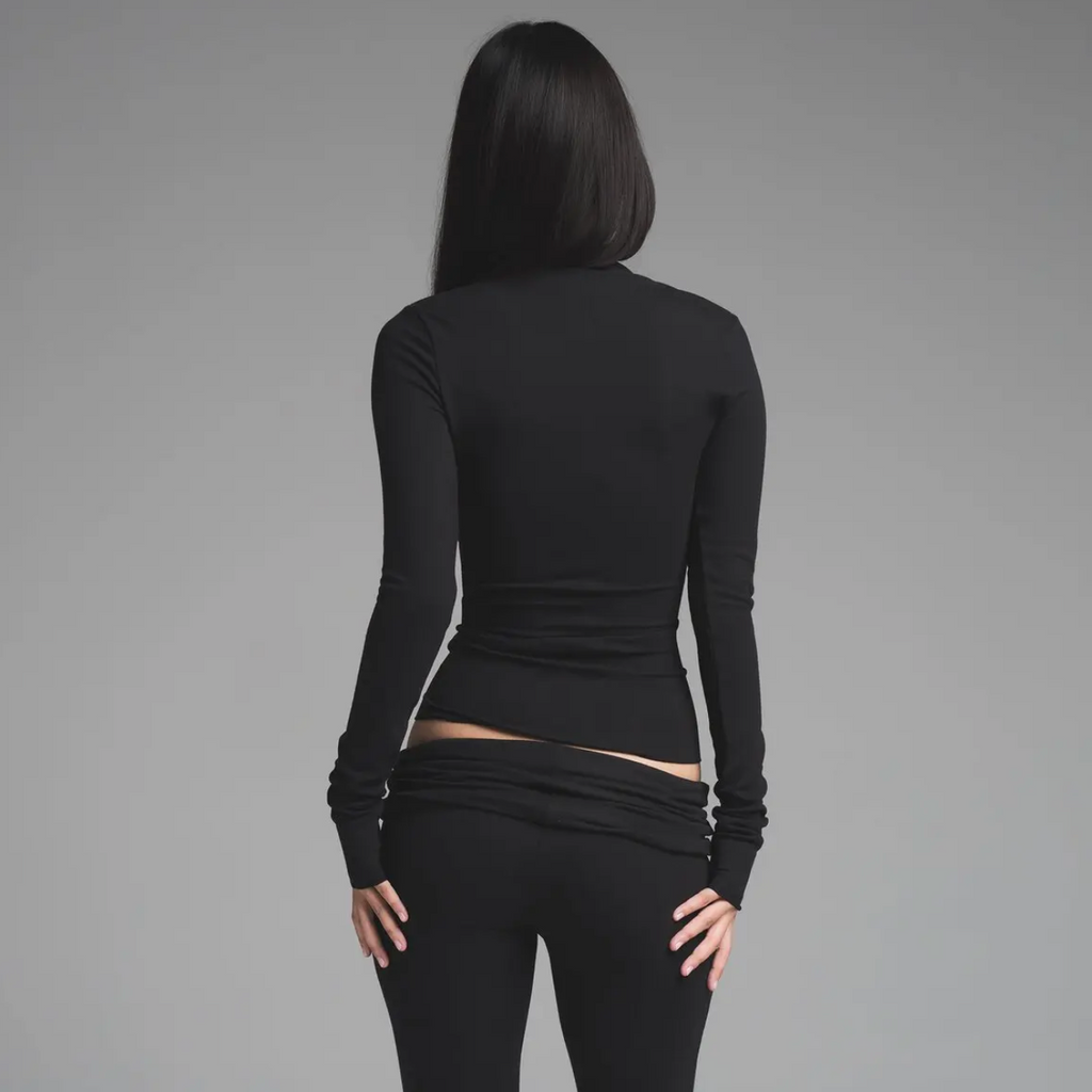 Cloud Asymmetric Long Sleeve SET