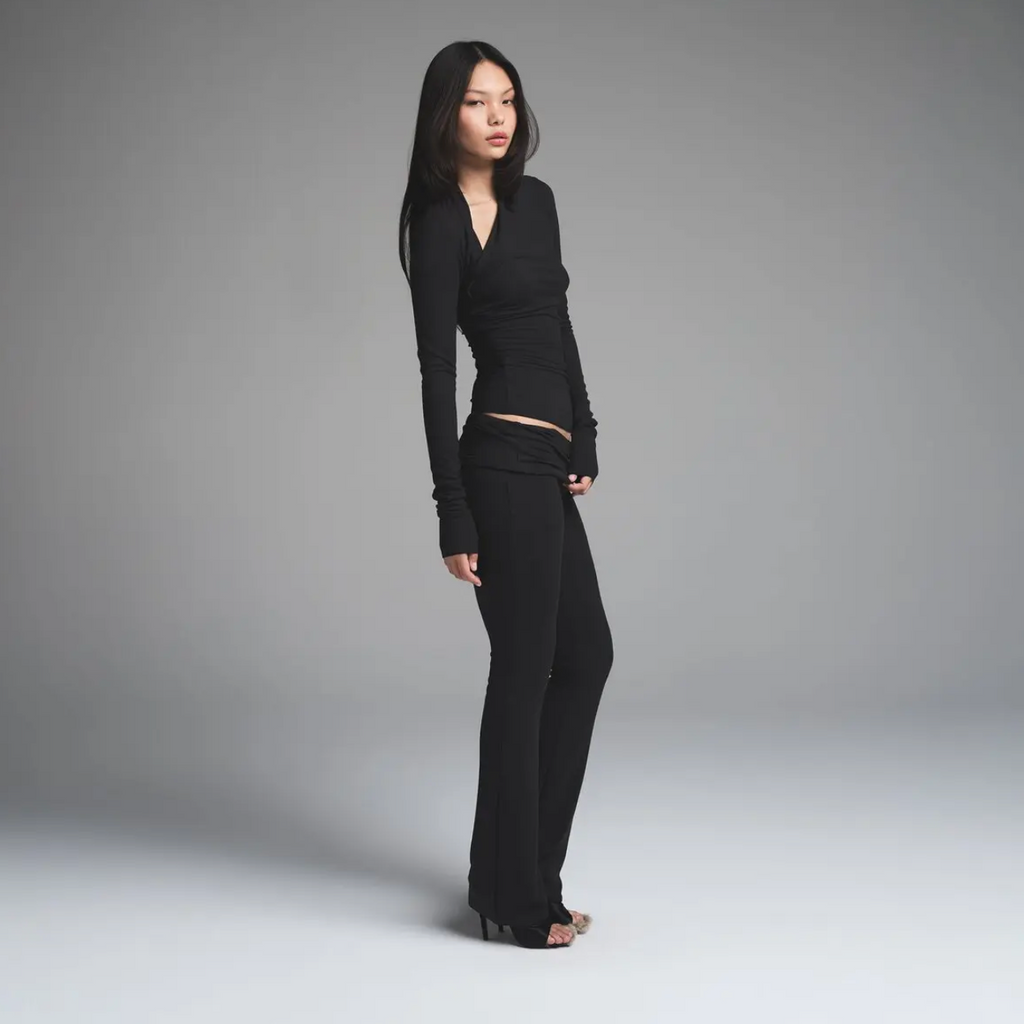 Cloud Asymmetric Long Sleeve SET