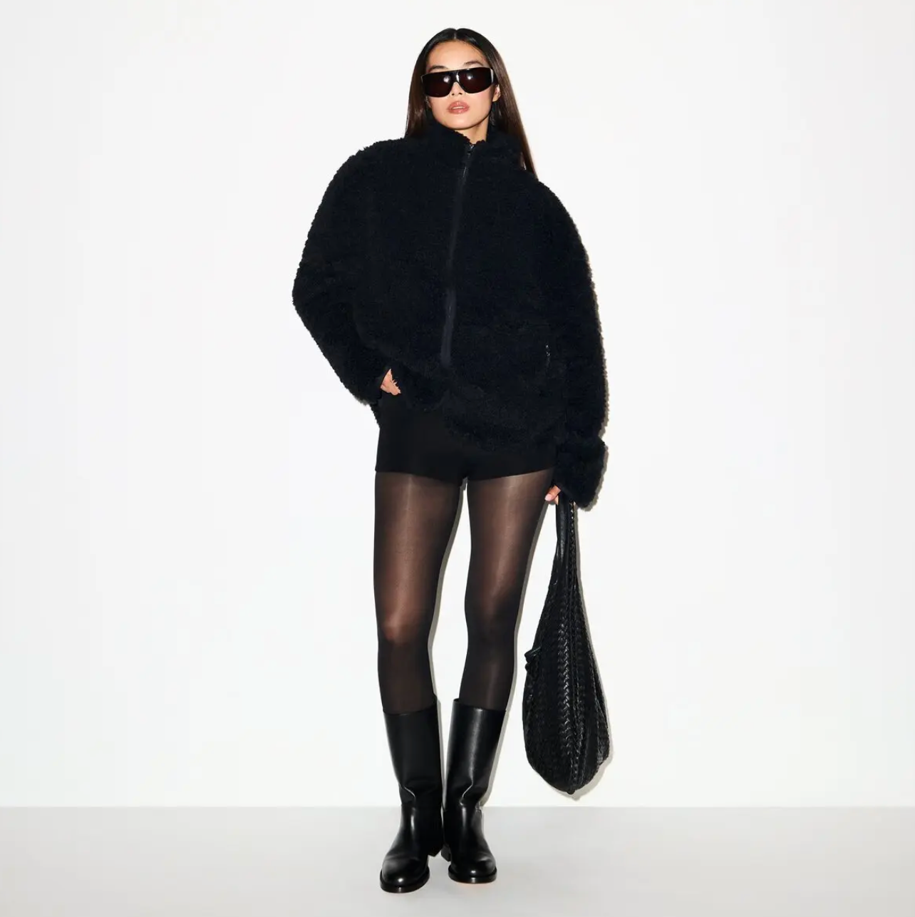 FAUX FUR OVERSIZED JACKET