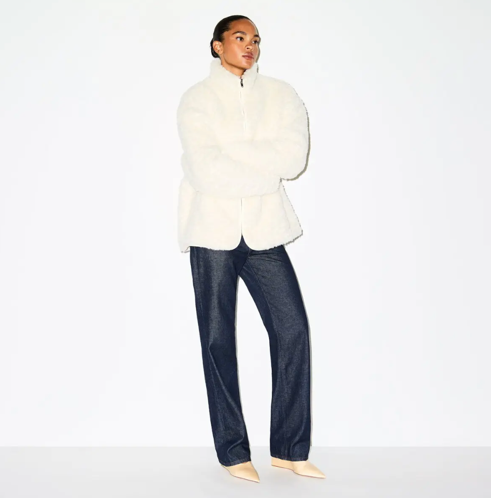 FAUX FUR OVERSIZED JACKET