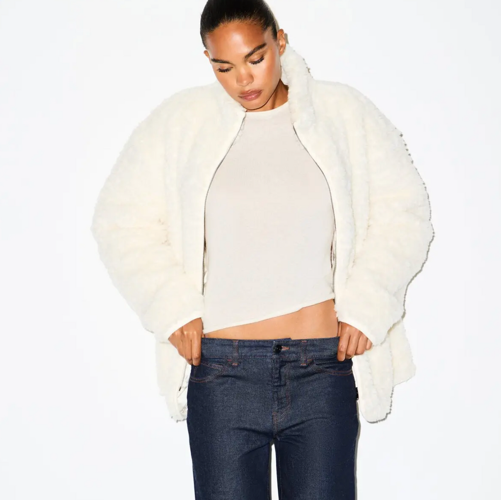 FAUX FUR OVERSIZED JACKET