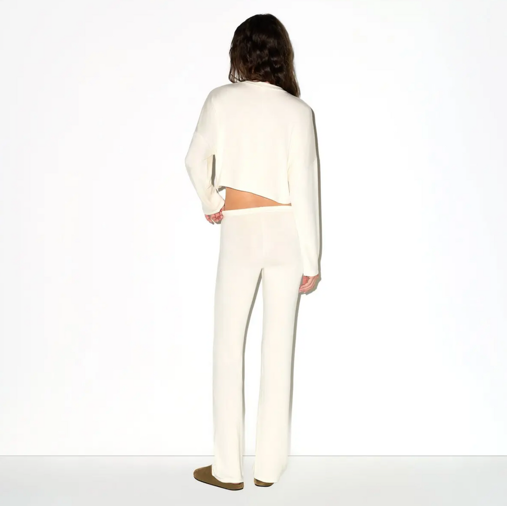 LIGHTWEIGHT MODAL CROPPED HENLEY SET