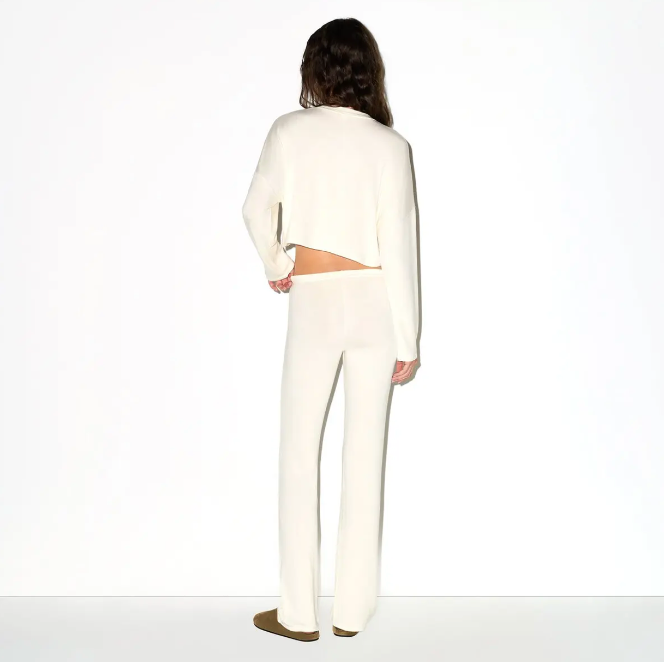 LIGHTWEIGHT MODAL CROPPED HENLEY SET