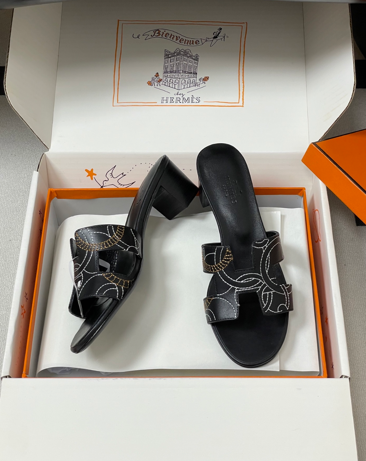 Hermès Oasis sandal Panoplie Equestre