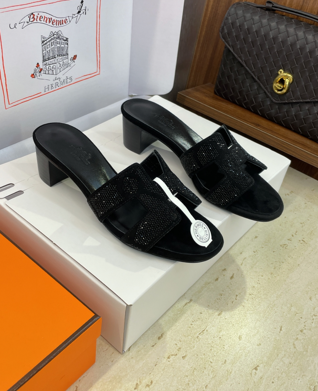 Hermes Oasis Sandals Figure Artistique Motif