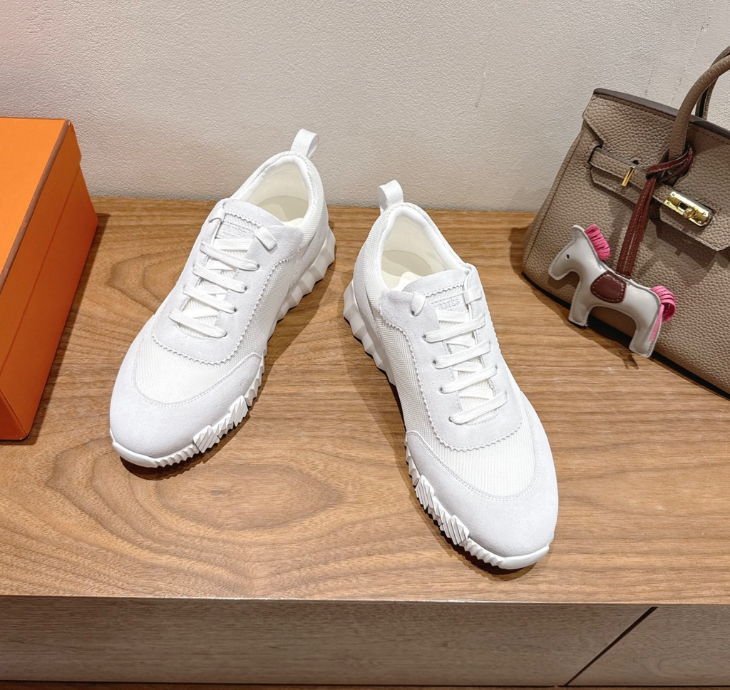 Hermès Bouncing White Sneaker