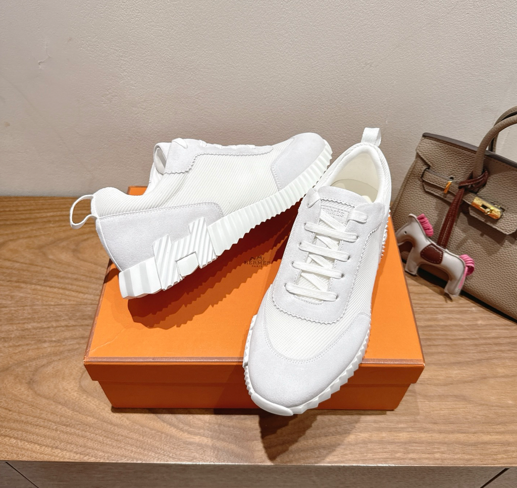 Hermès Bouncing White Sneaker