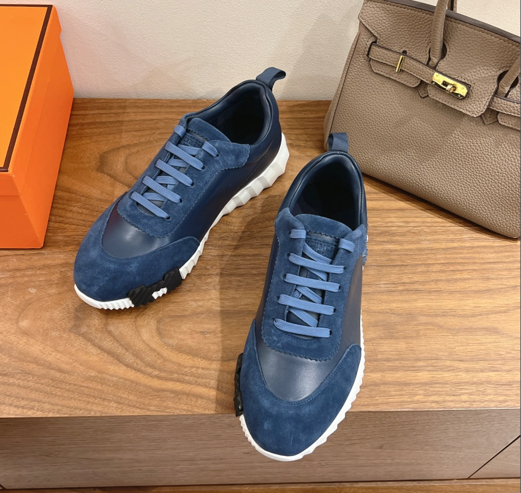 Hermès Bouncing Navy Blue Sneaker