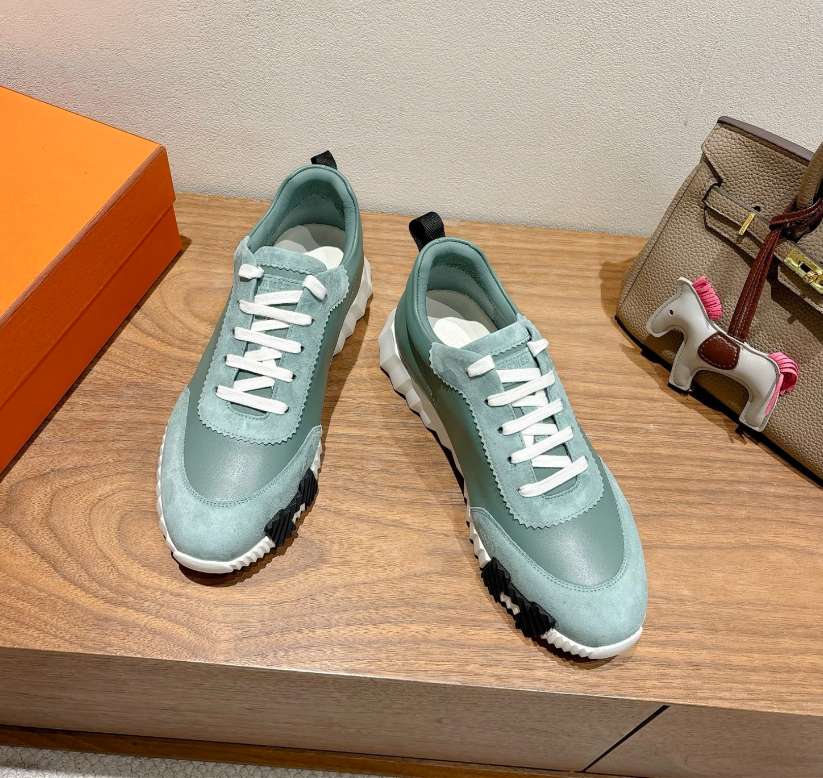 Hermès Bouncing Aqua Sneaker