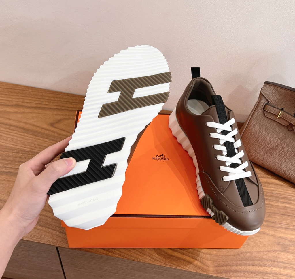 Hermès Jump Brown Sneaker
