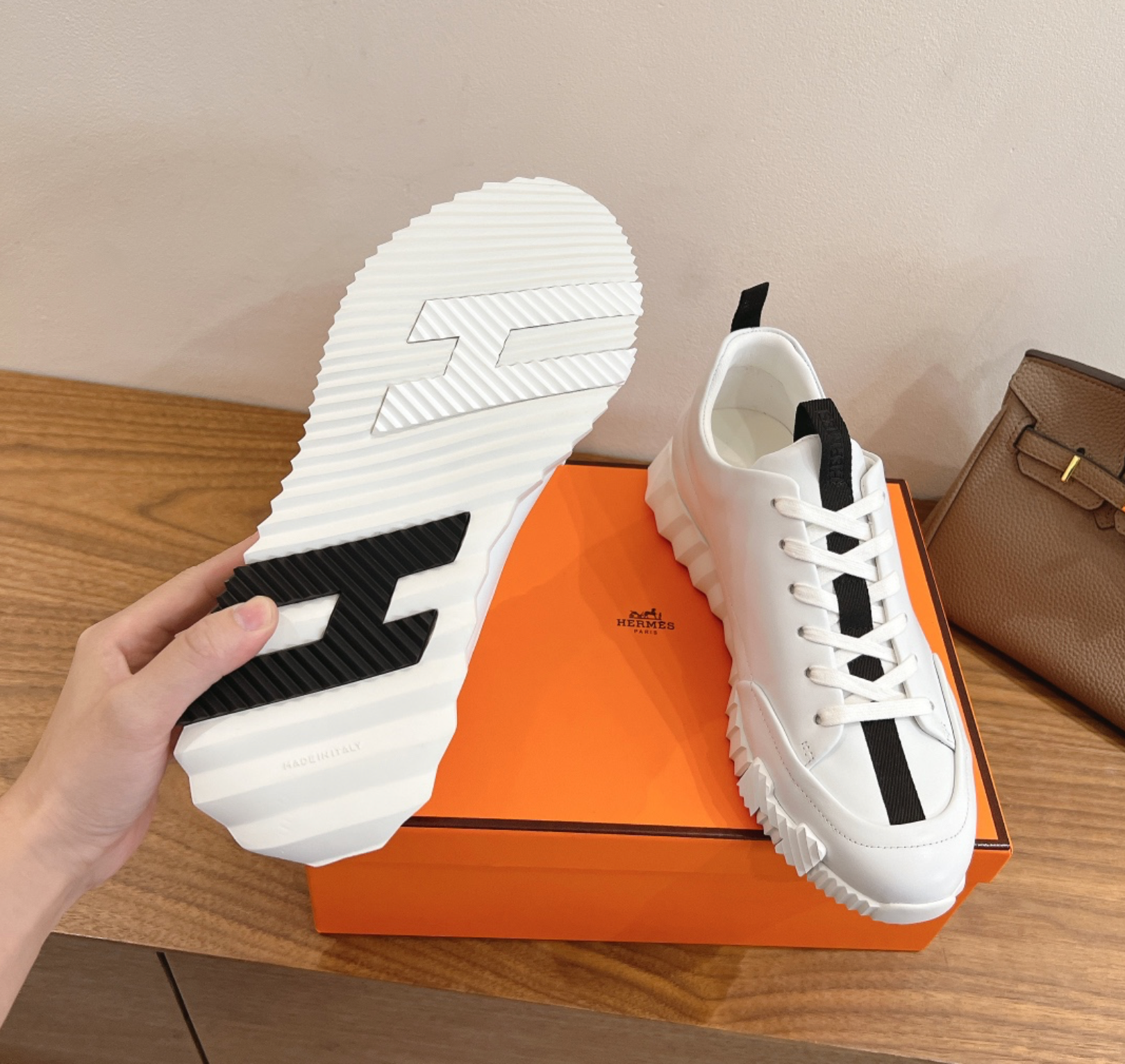 Hermès Jump White Sneaker