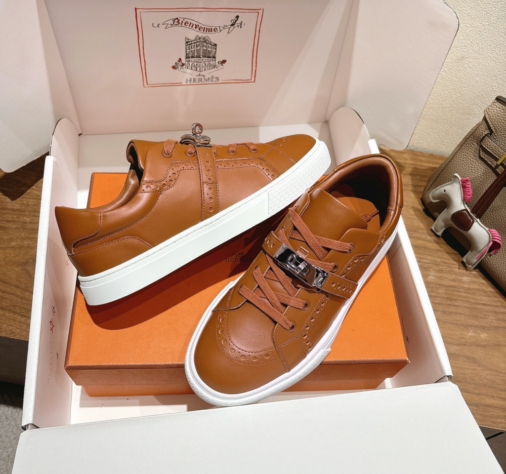 Hermès Day Brown Sneaker