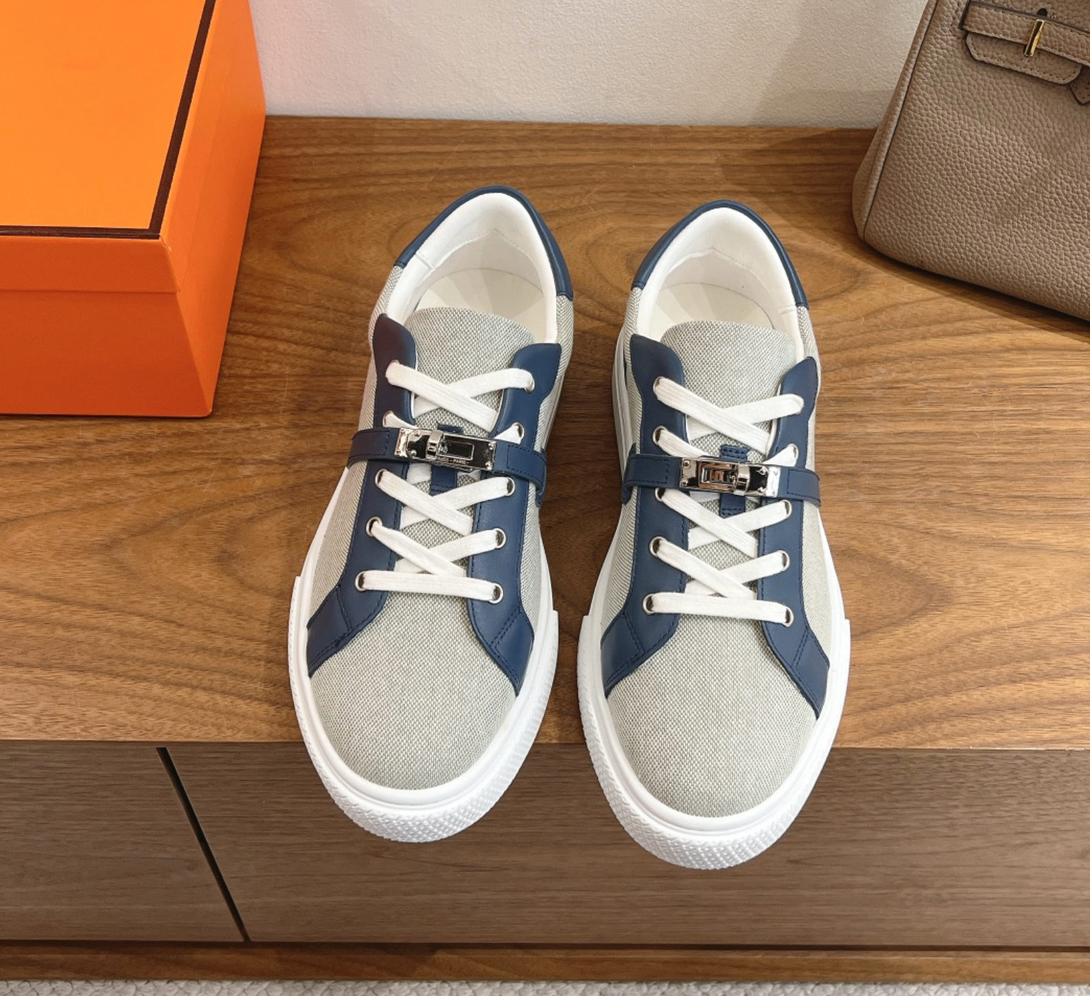 Hermès Day Blue/Grey Sneaker