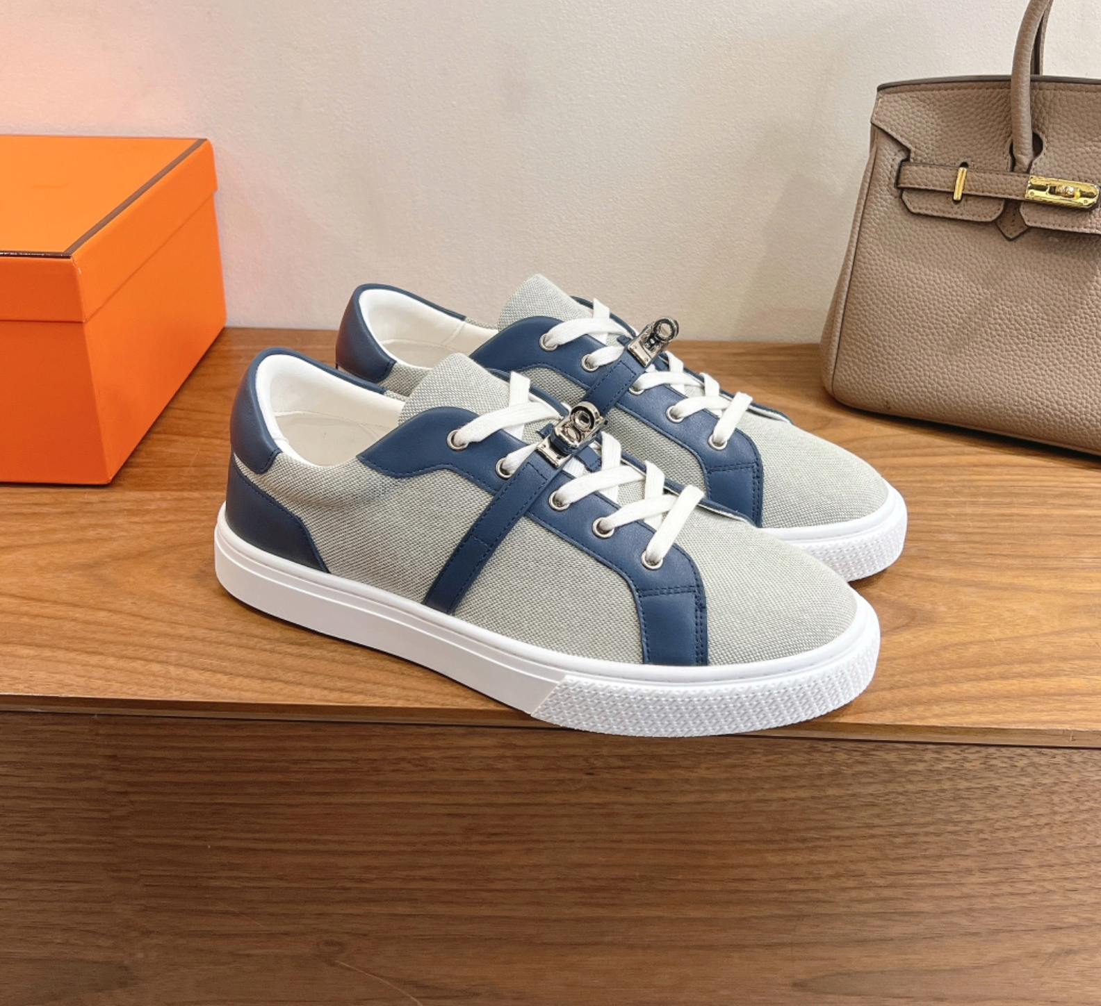 Hermès Day Blue/Grey Sneaker