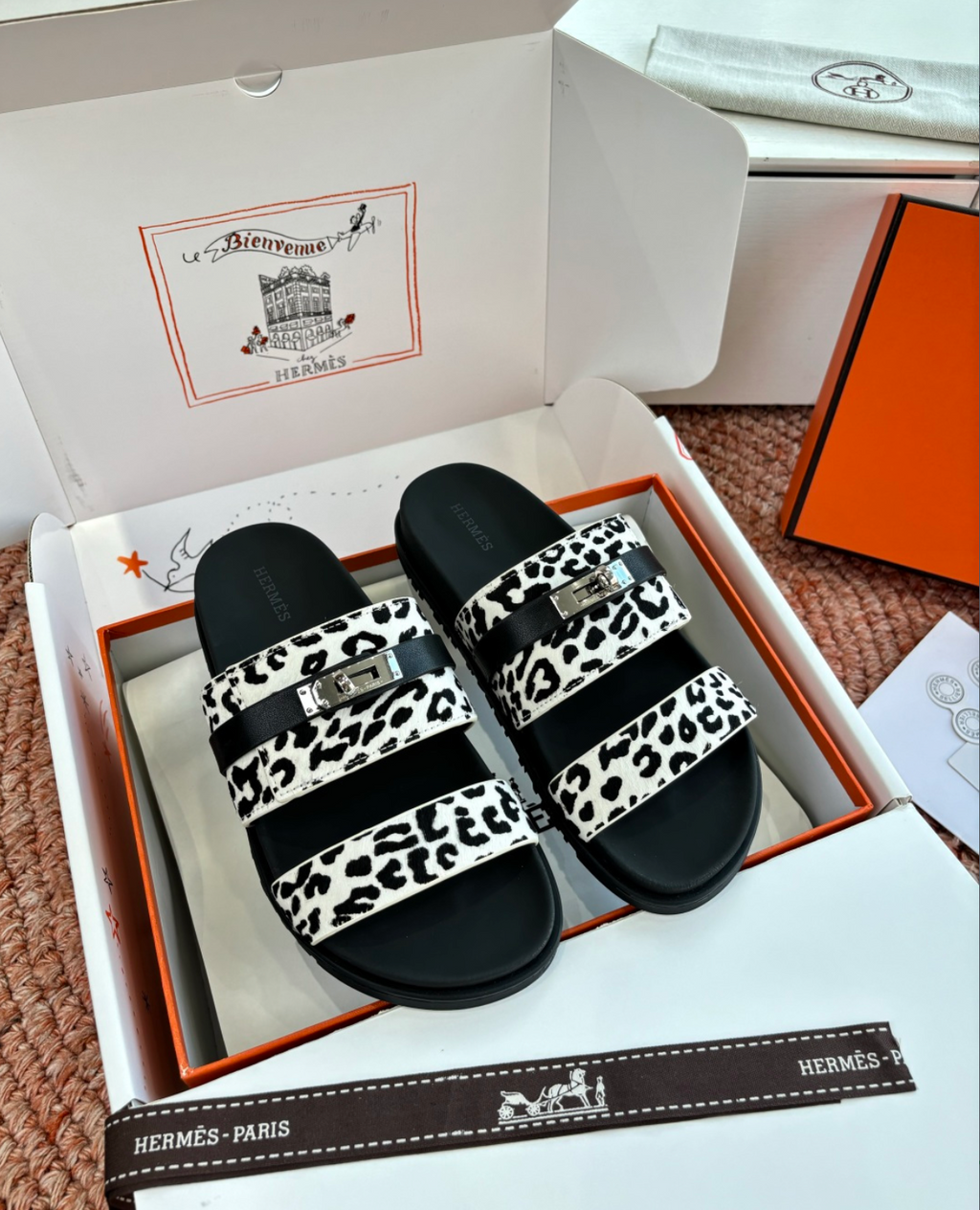 Hermès Jackson Zebra Sandal