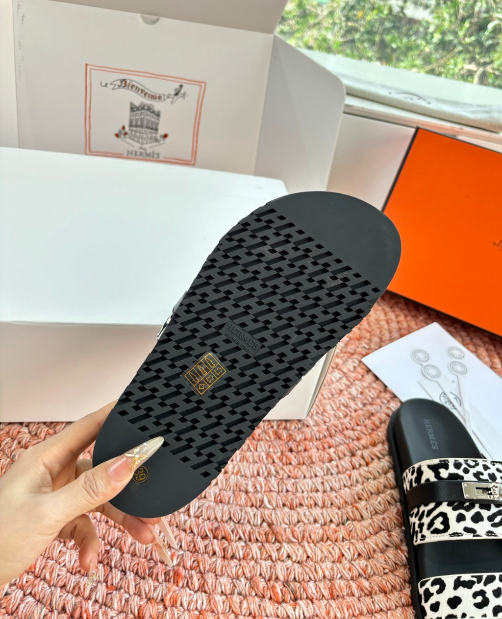 Hermès Jackson Zebra Sandal