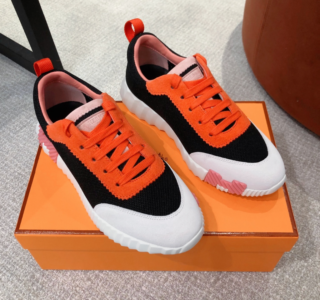 Hermès Bouncing Orange/Pink Sneaker