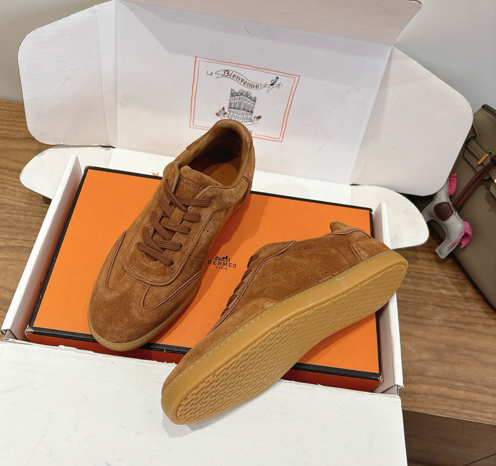 Hermès Copper Match Sneaker