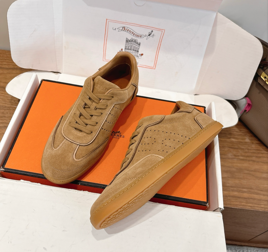 Hermès Brown Match Sneaker