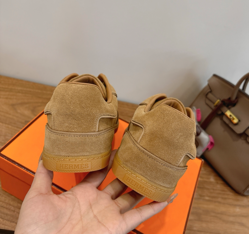 Hermès Brown Match Sneaker